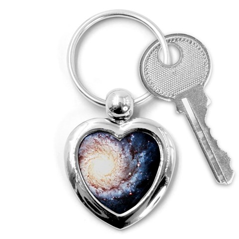 Colorful Cosmos Key Chain (Heart) from ArtsNow.com Front