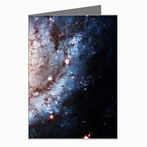 Colorful Cosmos Greeting Card from ArtsNow.com Left