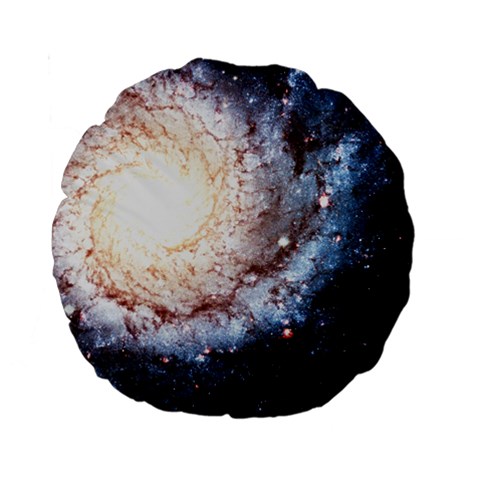 Colorful Cosmos 15  Premium Round Cushion  from ArtsNow.com Front