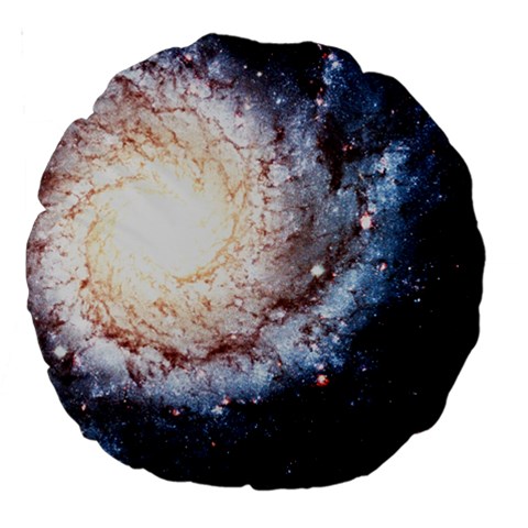 Colorful Cosmos 18  Premium Round Cushion  from ArtsNow.com Back