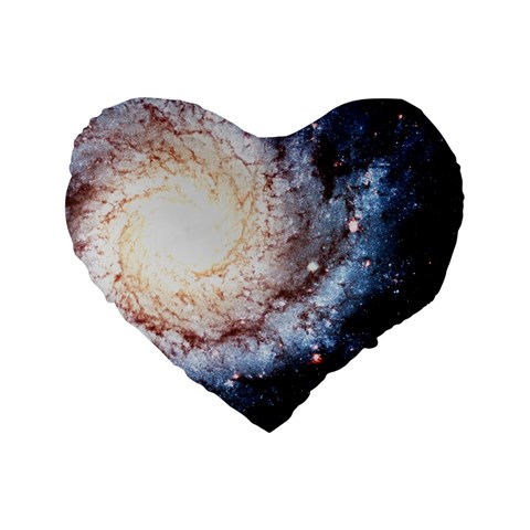 Colorful Cosmos 16  Premium Heart Shape Cushion  from ArtsNow.com Front