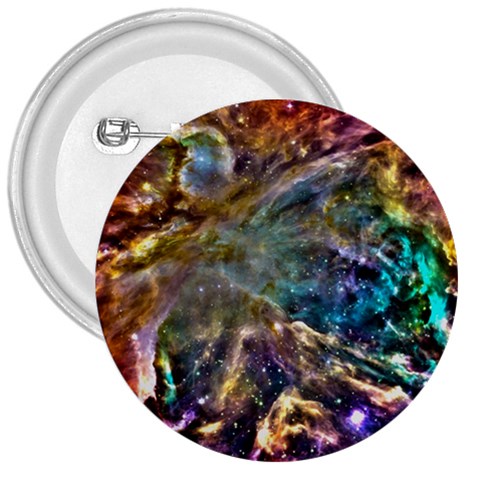 Colorful Cosmos 3  Button from ArtsNow.com Front