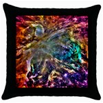 Colorful Cosmos Throw Pillow Case (Black)