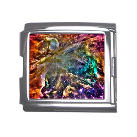 Colorful Cosmos Mega Link Italian Charm (18mm) from ArtsNow.com Front