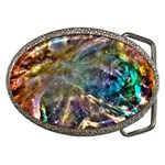 Colorful Cosmos Belt Buckle