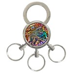 Colorful Cosmos 3-Ring Key Chain