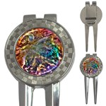 Colorful Cosmos 3-in-1 Golf Divot