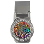 Colorful Cosmos Money Clip (CZ)