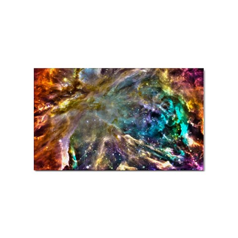Colorful Cosmos Sticker (Rectangular) from ArtsNow.com Front