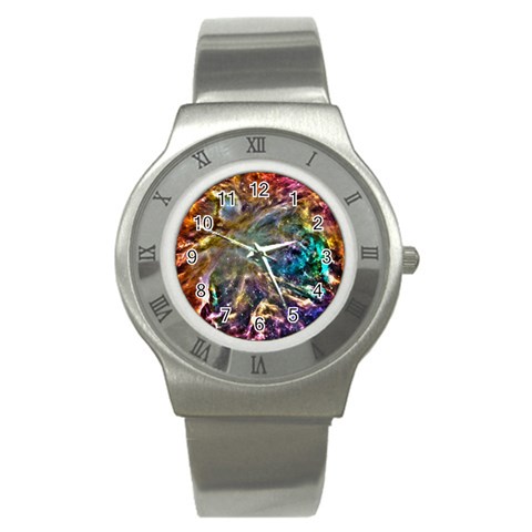 Colorful Cosmos Stainless Steel Watch from ArtsNow.com Front