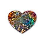 Colorful Cosmos Heart Coaster (4 pack)