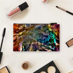 Colorful Cosmos Cosmetic Bag (Small) from ArtsNow.com Back
