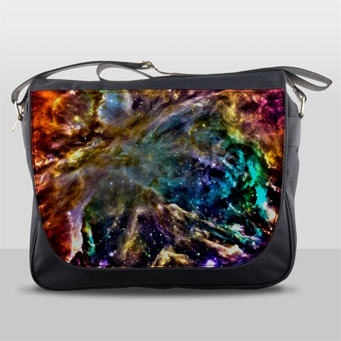 Colorful Cosmos Messenger Bag from ArtsNow.com Front