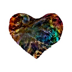 Colorful Cosmos 16  Premium Heart Shape Cushion  from ArtsNow.com Front