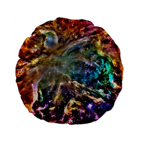 Colorful Cosmos 15  Premium Flano Round Cushion  from ArtsNow.com Front