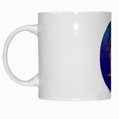 Aquarius White Mug from ArtsNow.com Left