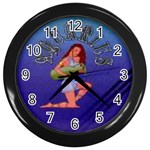 Aquarius Wall Clock (Black)