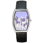 flowers1 p1 Barrel Style Metal Watch