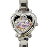 60th B Day Heart Italian Charm Watch