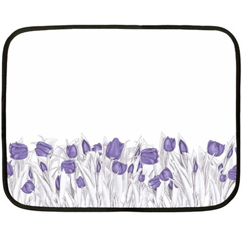 flowers1 b1 Double Sided Fleece Blanket (Mini) from ArtsNow.com 35 x27  Blanket Front