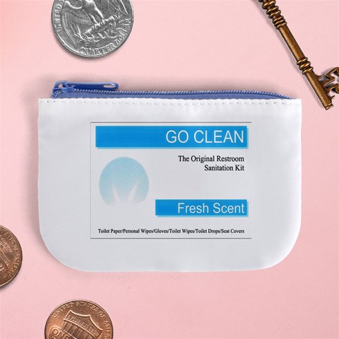 Goclean Mini Coin Purse from ArtsNow.com Front