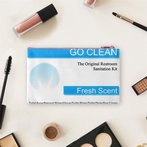 Goclean Cosmetic Bag (Small) from ArtsNow.com Back