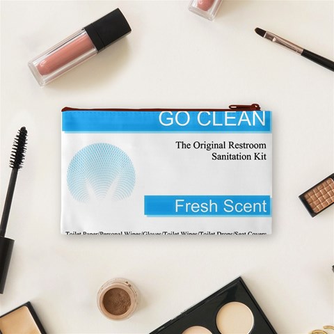 Goclean Cosmetic Bag (Small) from ArtsNow.com Back