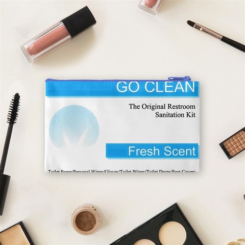 Goclean Cosmetic Bag (Small) from ArtsNow.com Back