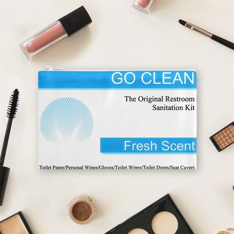 Goclean Cosmetic Bag (Medium) from ArtsNow.com Front