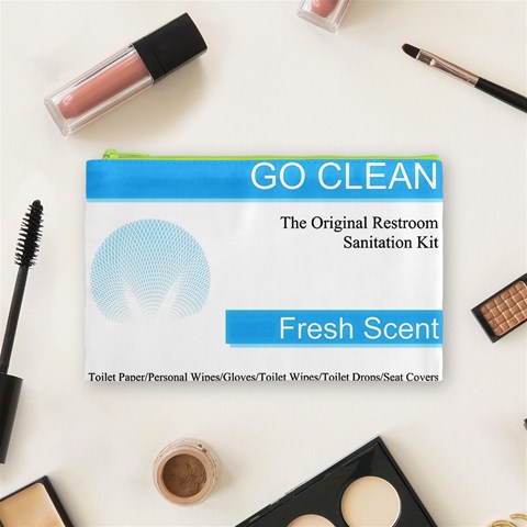 Goclean Cosmetic Bag (Medium) from ArtsNow.com Front