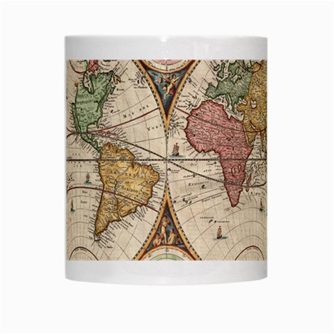 1730 Stoopendaal Map Of The World In Two Hemispheres   Geographicus   Wereltcaert Stoopendaal 1730 White Mug from ArtsNow.com Center
