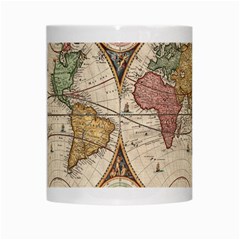1730 Stoopendaal Map Of The World In Two Hemispheres   Geographicus   Wereltcaert Stoopendaal 1730 White Mug from ArtsNow.com Center