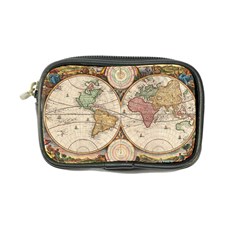1730 Stoopendaal Map Of The World In Two Hemispheres   Geographicus   Wereltcaert Stoopendaal 1730 Coin Purse from ArtsNow.com Front
