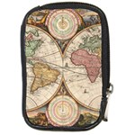 1730 Stoopendaal Map Of The World In Two Hemispheres   Geographicus   Wereltcaert Stoopendaal 1730 Compact Camera Leather Case