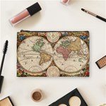 1730 Stoopendaal Map Of The World In Two Hemispheres   Geographicus   Wereltcaert Stoopendaal 1730 Cosmetic Bag (Medium)