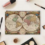 1730 Stoopendaal Map Of The World In Two Hemispheres   Geographicus   Wereltcaert Stoopendaal 1730 Cosmetic Bag (Large)