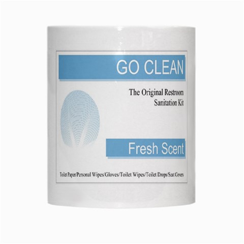 Goclean1 White Mug from ArtsNow.com Center