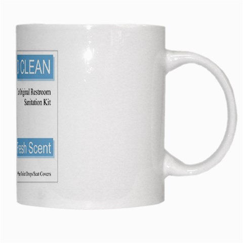 Goclean1 White Mug from ArtsNow.com Right