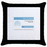 Goclean1 Throw Pillow Case (Black)