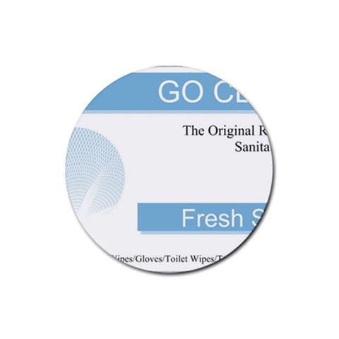 Goclean1 Rubber Coaster (Round) from ArtsNow.com Front