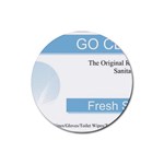 Goclean1 Rubber Round Coaster (4 pack)