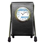 Goclean1 Pen Holder Desk Clock