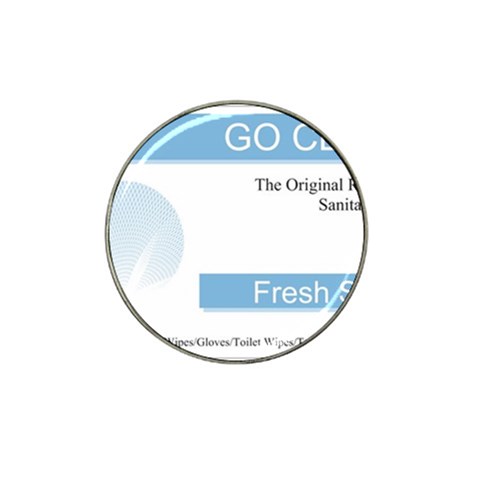 Goclean1 Hat Clip Ball Marker (10 pack) from ArtsNow.com Front