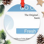 Goclean1 Round Ornament (Two Sides)