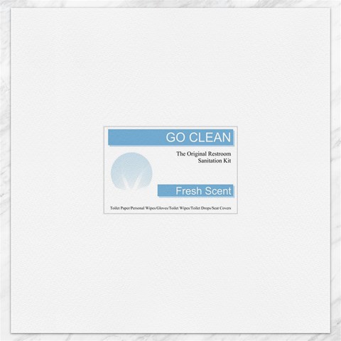 Goclean1 Canvas 12  x 12  from ArtsNow.com 11.4 x11.56  Canvas - 1
