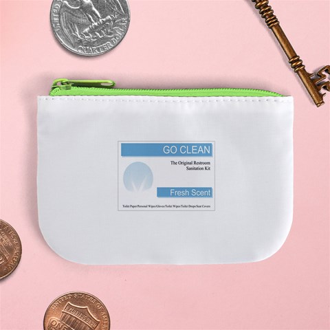 Goclean1 Mini Coin Purse from ArtsNow.com Front