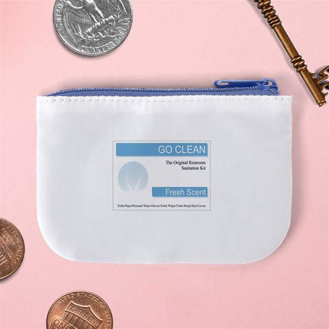 Goclean1 Mini Coin Purse from ArtsNow.com Back