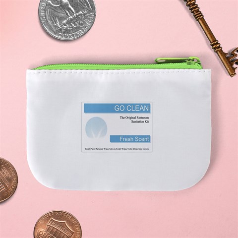 Goclean1 Mini Coin Purse from ArtsNow.com Back