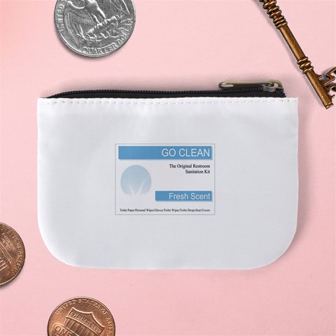 Goclean1 Mini Coin Purse from ArtsNow.com Back