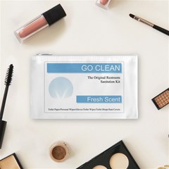Goclean1 Cosmetic Bag (Small) from ArtsNow.com Front